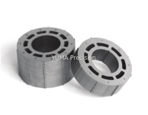 Rotor y estator de motor de gran inercia OD122mm, núcleo de motor personalizado de varios modelos, rotor y estato de acero al silicio de alta calidad