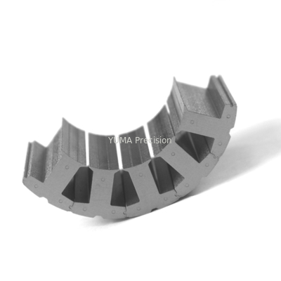 Servomotor de alta velocidad estampado OD77.1mm Estator de 12 ranuras y núcleo de rotor