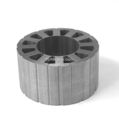 Servomotor de alta velocidad estampado OD77.1mm Estator de 12 ranuras y núcleo de rotor