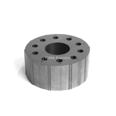 Rotor y estator de motor de gran inercia OD122mm, núcleo de motor personalizado de varios modelos, rotor y estato de acero al silicio de alta calidad
