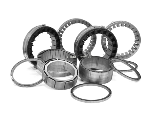 Laminación del estator del segmento del motor de los vehículos de nueva energía que estampa la pila de laminaciones del estator y del rotor del motor eléctrico