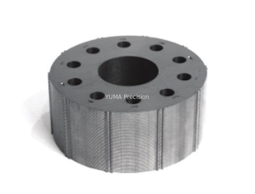 El laser del metal cortó el hierro trasero de la base del estator del motor eléctrico de las laminaciones del motor