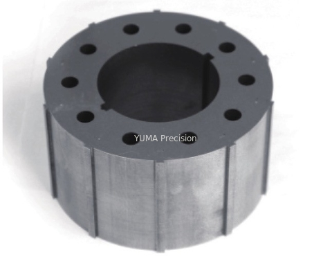 Rotor sin cepillo del estator del motor servo de la CA de la base de hierro de hoja de acero del silicio de 12 ranuras