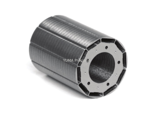 Servomotor de alta velocidad estampado OD77.1mm Estator de 12 ranuras y núcleo de rotor