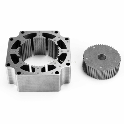 Base de hierro del estator del rotor para el rotor OD 34.88m m del motor de pasos 57m m de la nema 23