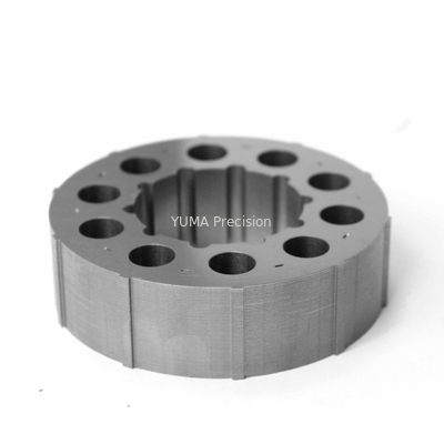 Laminación del estator del segmento del motor de los vehículos de nueva energía estampa el estator del motor eléctrico y las laminaciones del rotor apilan 167,2 mm