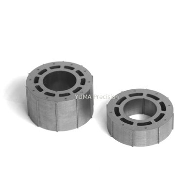 Rotor y estator de motor de inercia media OD122mm, núcleo de motor personalizado de varios modelos, rotor y estator de acero al silicio de alta calidad